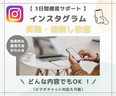 インスタ運用について相談に乗ります インスタ運用に関する相談や疑問に徹底的にお答えします