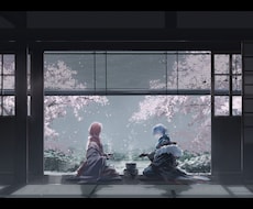 暖かく透明感のあるイラスト作成します