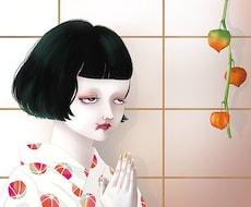 甘すぎないテイストの女性のイラスト、描きます イメージ1