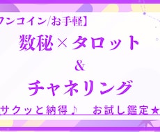 数秘＆タロット【ワンコイン】でお悩み解決します イメージ1