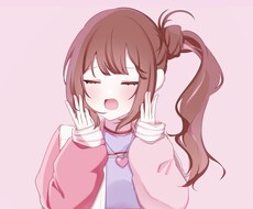 ぱっちり瞳が魅力の可愛いイラストを描きます イメージ1