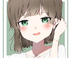 しっとり目を惹くイラスト承ります SNSアイコンなど利用方法は様々！ご相談から承ります！