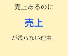 商品別の仕入金額を見える化します 売上あるのに利益が残らない原因を仕入から見える化します