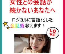 マッチング後の会話が続く！トーク術教えます