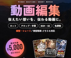 あなたの想いを、伝わる動画に編集します イメージ1