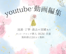 youtube動画編集丸投げ出来ます 迅速・丁寧・丸投げOK・見積もりだけでも是非！