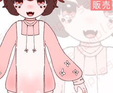商用利用可　女性キャラクター立ち絵をご提供します