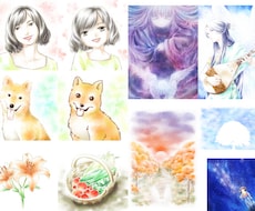 ふんわり優しいタッチのイラストを描きます イメージ1
