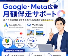 Google・Meta広告を月額伴走します Google・Meta広告の週次改善相談をサポート