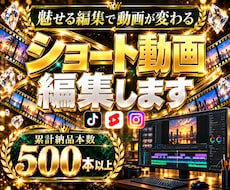 編集まるごとお任せください！ショート動画編集します イメージ1