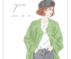 オシャレで素敵な女性のイラストお描きします イメージ1