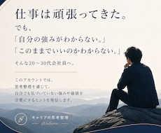 キャリアのモヤモヤを一緒に整理します イメージ1