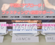 リピート免疫UP一週間ファスティングサポートします 【リピーター様専用】効果の即効性を求める方にオススメのプラン