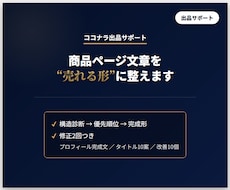 ココナラ商品ページ文章作成・改善します 売れない原因を構造診断して整えます（修正2回）