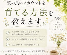 質の良いアカウントを育てる方法教えます 知らないで運用している人が9割！本当の運用方法はコレ！