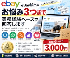 eBay輸出のお悩み3つまで回答します イメージ1
