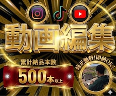実績500本越！丸投げOK！ショート動画編集します 〜YouTubeショート・TikTok・リール対応〜