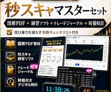ドル円秒スキャのマスターセットを提供します PDFと練習ソフトで勝ち方の基本をマスターしてください！