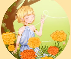 SNSなどのアイコンや配信画面のイラスト制作します イメージ1