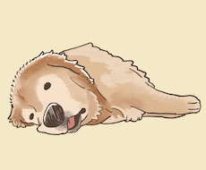 ゆるっとした雰囲気のあるペットイラストを描きます お気に入りの写真をゆるっと力の抜けたようなイラストに！