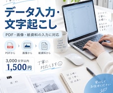 高精度・迅速対応のデータ入力代行をします イメージ1