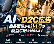 EC商品向けAI広告動画を制作します イメージ1