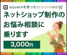 初心者向け｜ネットショップ制作のお悩み相談乗ります イメージ1