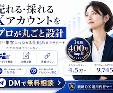 企業様向けX(旧Twitter)運用代行します イメージ1