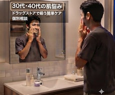 30-40代から。男のスキンケア相談乗ります 「何からすればいい？」を解決！忙しい男性のための清潔感アップ