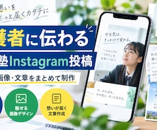 学習塾専門のInstagram投稿を作成します イメージ1
