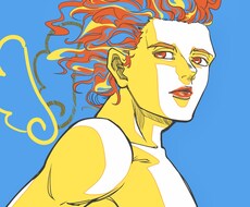 カラフルでポップな色使いの似顔絵を描きますます イメージ1