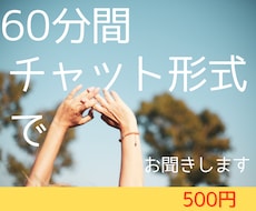 60分間！チャット形式！あなたの苦しみお聞きします ワンコイン✨1時間✨お悩み・愚痴・心配・ツラい気持ち