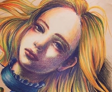 デジタルで人物画を描きます ご希望に沿った絵を私のタッチで描きます。