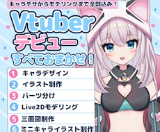 高品質なVtuberを全工程一括で制作いたします イメージ1