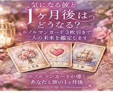 気になる彼と1ヶ月後どうなるか占います イメージ1