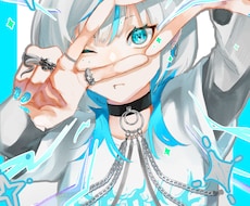 かっこかわいい!動画用イラストやヘッダー等描きます ご希望により沿って『あなただけ』の素敵な一枚をご提供します！