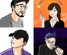 フレンドリーなイラストアイコン描きます 優しい印象を与えるアイコンが欲しい方へ