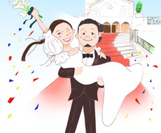 記念となるウェルカムボードのイラストを作ります イメージ1