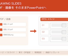 PDF・画像を図面PPTXに変換します イメージ1