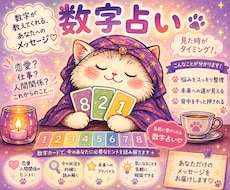 数字で今のあなたに必要なヒント読み解きます イメージ1
