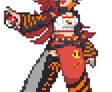 ドット絵の制作行います お好きな題材で昔のゲームのような雰囲気のドット絵を作成します