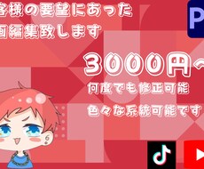動画編集手伝います イメージ1