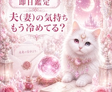 即日鑑定｜夫(妻)の気持ちもう冷めてる？かをます 夫婦特化型　夫(妻)の本音　離婚を考えてる？
