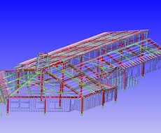 鉄骨施工図　リアル４にて作成します イメージ1
