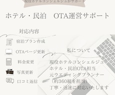 現役ホテルOTA担当が運営代行します イメージ1
