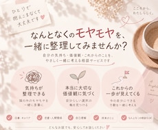 日々のモヤモヤや違和感を整理します イメージ1