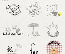 世界に一つだけのロゴ作ります イメージ1