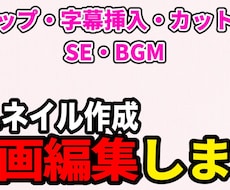 YouTube動画をテンポ良く丁寧に編集します イメージ1