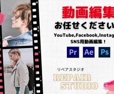 YouTube等SNS向け動画編集いたします イメージ1