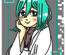 皆様の似顔絵(名前ロゴ、メッセージ等)も描きます イメージ1